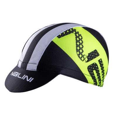 Fietspet Nalini Vulcano 2.0 Zwart Fluo Geel