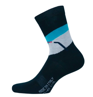 Wielrensokken Nalini Folgore 2.0 Blauw Wit