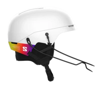 Skihelm Salomon Unisex S/Race SL White Gradient