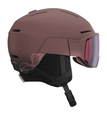 Ski Helmet Salomon Unisex Osmo Sigma Grape Shake/Black