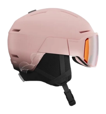 Skihelm Salomon Unisex Osmo Heavenly Pink/Black