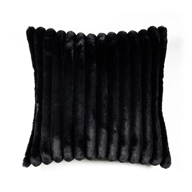 Sierkussen By-Boo Wuzzy Black 50 x 50 cm