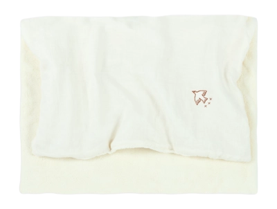 Babydecke Nobodinoz L1N0 Embroid. Winter Blanket French Linen Off White