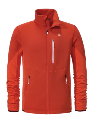Zip Sweatshirt Schöffel Men Fleece Jacket Lodron Orange