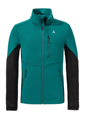 Zip Sweatshirt Schöffel Men Fleece Jacket Lodron Green