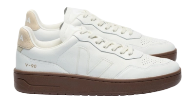 Veja Men V-90 ZZ O.T. Leather White Pierre Almond