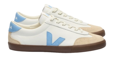 Sneaker Veja Volley O.T. Leather Damen White Aqua Bark