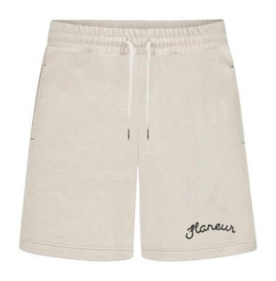 Kurze Hose Flâneur Signature Shorts Herren Heather Cool Grey