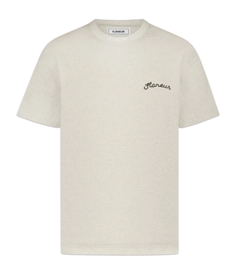 T-Shirt Flâneur Homme Signature Heather Cool Grey