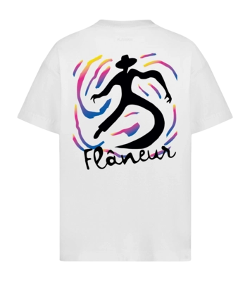 T-Shirt Flâneur Homme Swirl White