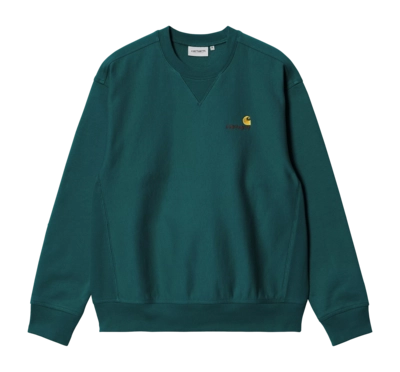 Sweatshirt Carhartt WIP American Script Unisex Malachite