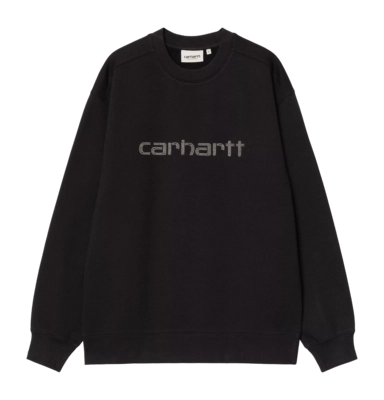 Pull Carhartt WIP Femme Rivet Script Black / Silver