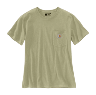 T-Shirt Carhartt Women Workwear Pocket S/S T-Shirt Dried Clay