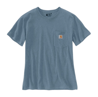 T-Shirt Carhartt Women Workwear Pocket S/S T-Shirt Thundercloud Heather