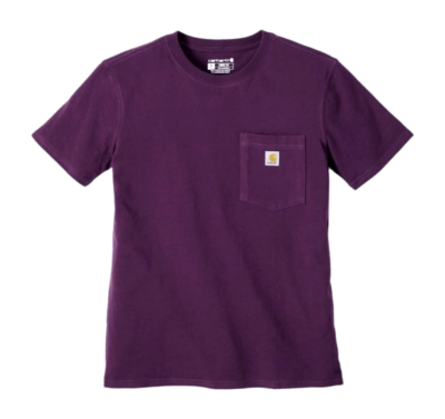 T-Shirt Carhartt Women Workwear Pocket S/S T-Shirt Eggplant