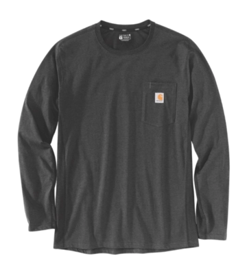 Longsleeve Carhartt Men Force Flex Pocket Carbon Heather