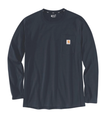 Longsleeve Carhartt Men Force Flex Pocket Navy