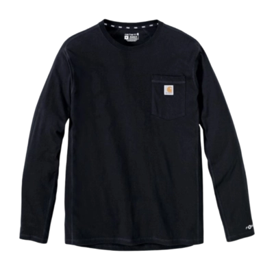 Longsleeve Carhartt Men Force Flex Pocket Black