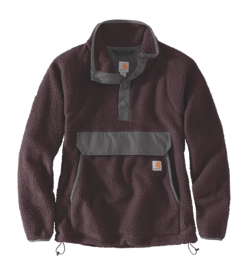 Trui Carhartt Women Relaxed Fit Fleece Pullover Blackberry Heather