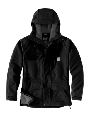Jas Carhartt Men Super Dux Bonded Chore Coat Black
