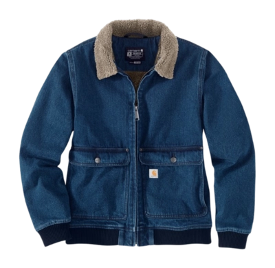 Vest Carhartt Women Denim Sherpa Lined Beech