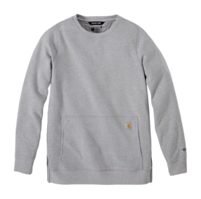 Pullover Crewneck Carhartt Damen Lightweight Sweatshirt Asphalt Heather