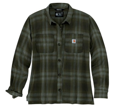 Blouse Carhartt Women Midweight Flannel Plaid Basil