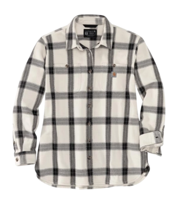 Blouse Carhartt Women Heavyweight Twill Plaid Malt