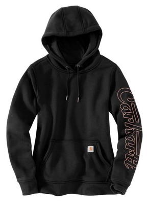 Hoodie Carhartt Women Rain Defender Sweatshirt Black
