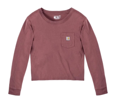 Longsleeve Carhartt Women Lightweight Pocket Sable