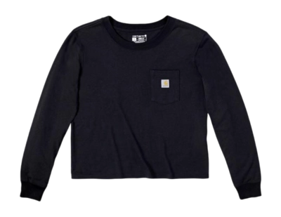 Longsleeve Carhartt Women Lightweight Pocket Black