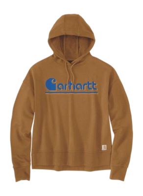 Hoodie Carhartt Women Fiber Series Graphic Sweatshirt Carhartt Brown
