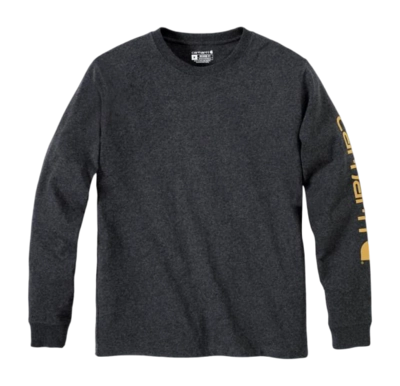 Chemise Carhartt Homme Sleeve Logo L/S Carbon Heather