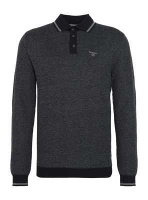 Polo Barbour Men Hilden Knitted Charcoal