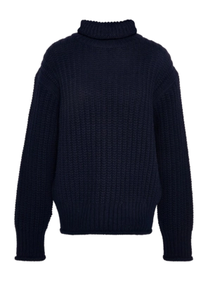 Pullover Barbour Rockcliffe Knitted Jumper Damen Navy