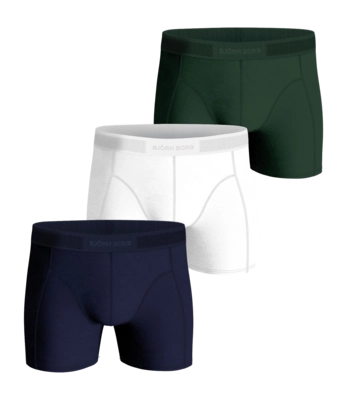 Boxer Shorts Bjorn Borg Men Premium Cotton Stretch Boxer Multi-coloured Pack 4 (3-pack) 2025