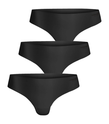 Base Layers Bjorn Borg Women Performance Thong Black (3-pack)
