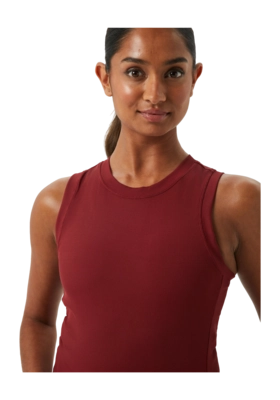 Vest Top Bjorn Borg Women Ace Rib Pocket Pomegranate