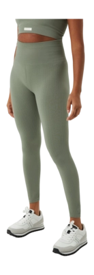 Legging Björn Borg Women Studio Seamless Rib Tights Vetiver