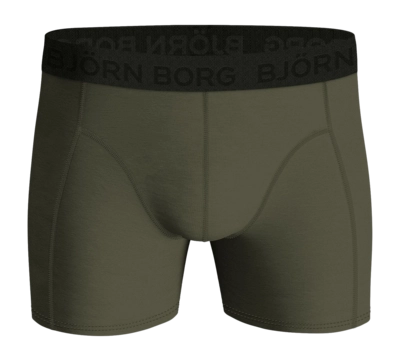Boxer Björn Borg Men Cotton Stretch Olive Night