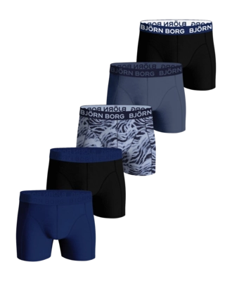 Boxer Shorts Björn Borg Men Cotton Stretch Multi-coloured Pack 6 (5-pack)