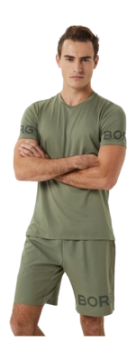 T-Shirt Björn Borg Men Performance Tee Deep Lichen Green
