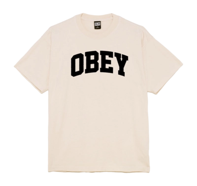 T-Shirt Obey Homme Collegiate Heavyweight Sago
