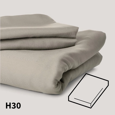 Drap-housse Dommelin Écru (Satin 600TC)