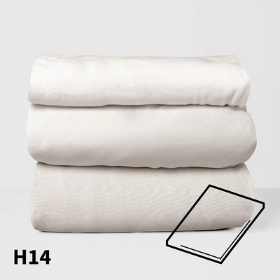 Topper Hoeslaken Dommelin 10-14 cm Lichtroze (Katoen 180TC)