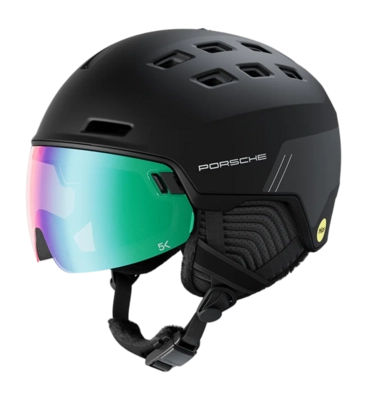 Skihelm HEAD Unisex Porsche Radar 5K Photo MIPS Black FW24