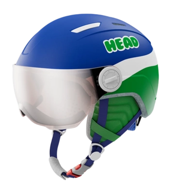 Skihelm HEAD Kids Mojo Blue/Green