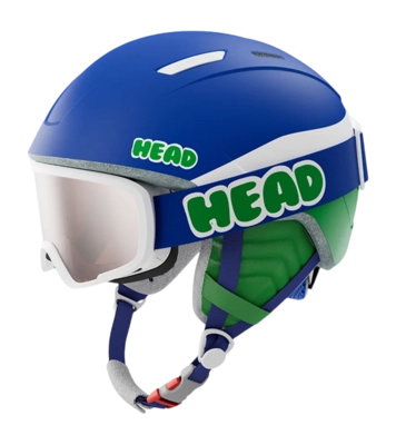 Skihelm & Skibril Set HEAD Kids Mojo Set Blue/Green