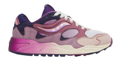 Baskets Saucony Unisexe Grid Shadow 2 Lilac/Pink/White 25
