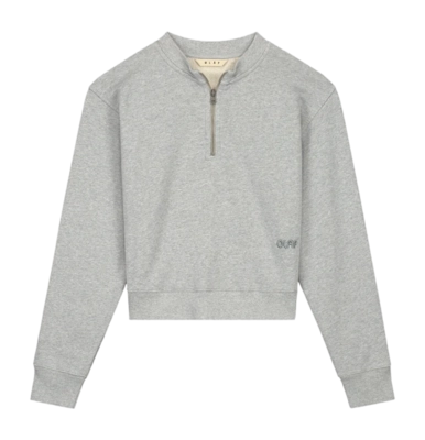 Pull Olaf Hussein Femme Retro Logo Heather Grey